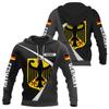 German Camouflage 3D Printed Hoodie Free Custom Name Men Pullover Autumn Fashion Sweatshirt Flag Pattern Loose Tops