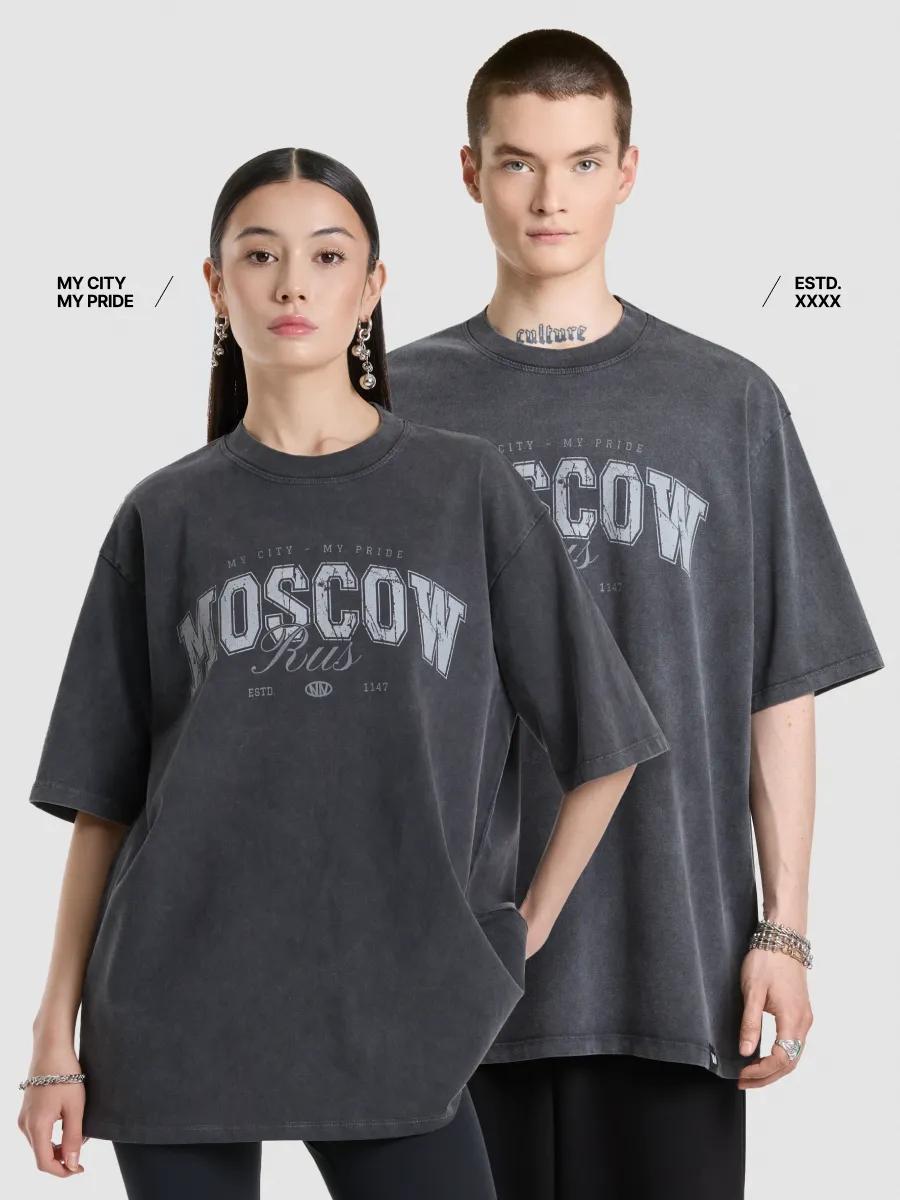 T-shirt with  Moscow  print M