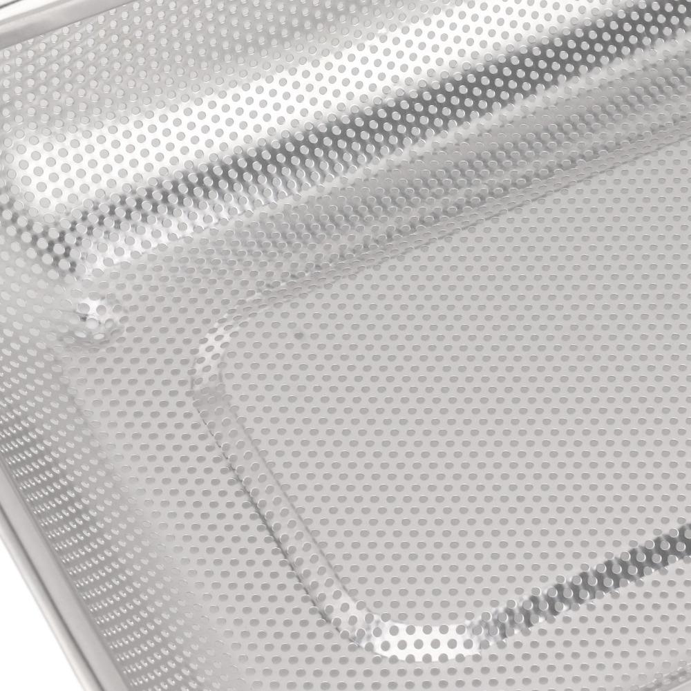 S/L Rectangular Strainer Basket Rectangle Shape Kitchen Strainer Colander  Oil Straining