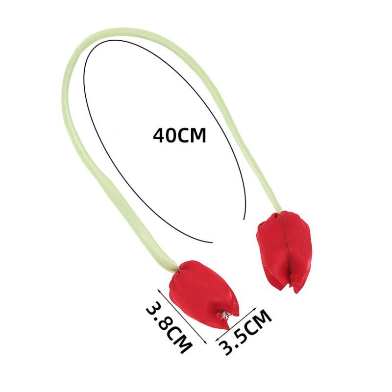 Kreative Mode Tulpe Vorhangbänder Verstellbar Elegante Vorhang-Halteband Schön Vorhänge Binde Seil Ferienwohnung