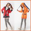 Anime Kakegurui Yomotsuki Runa Cosplay Kostüm Jas JK Schule Uniformen Jas Hoodie Halloween Karneval Kleidung