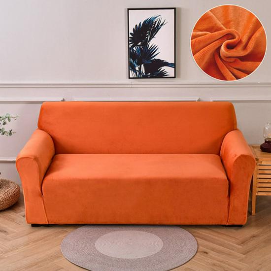 

Чехол для дивана Silver Fox Ultra-Soft из цельного высокоэластичного бархата 2 Pillowcases