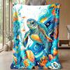 Oceanic Adventure 2 Theme blanket Lightweight Warm Flannel Blanket Decorative Throw Blanket for Home Decoration