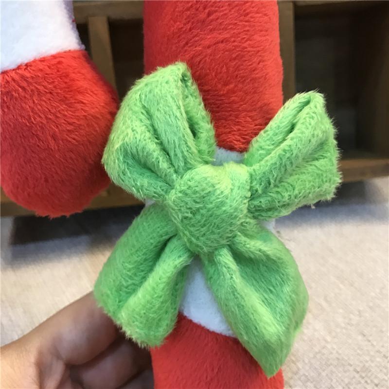 Christmas Candy Shaped Pet Toy Pet Dog Voice Toy Plush Doll Sofa Cushion Christmas Decor Puppy Teeth Grinding Anti Bite Dog Toy