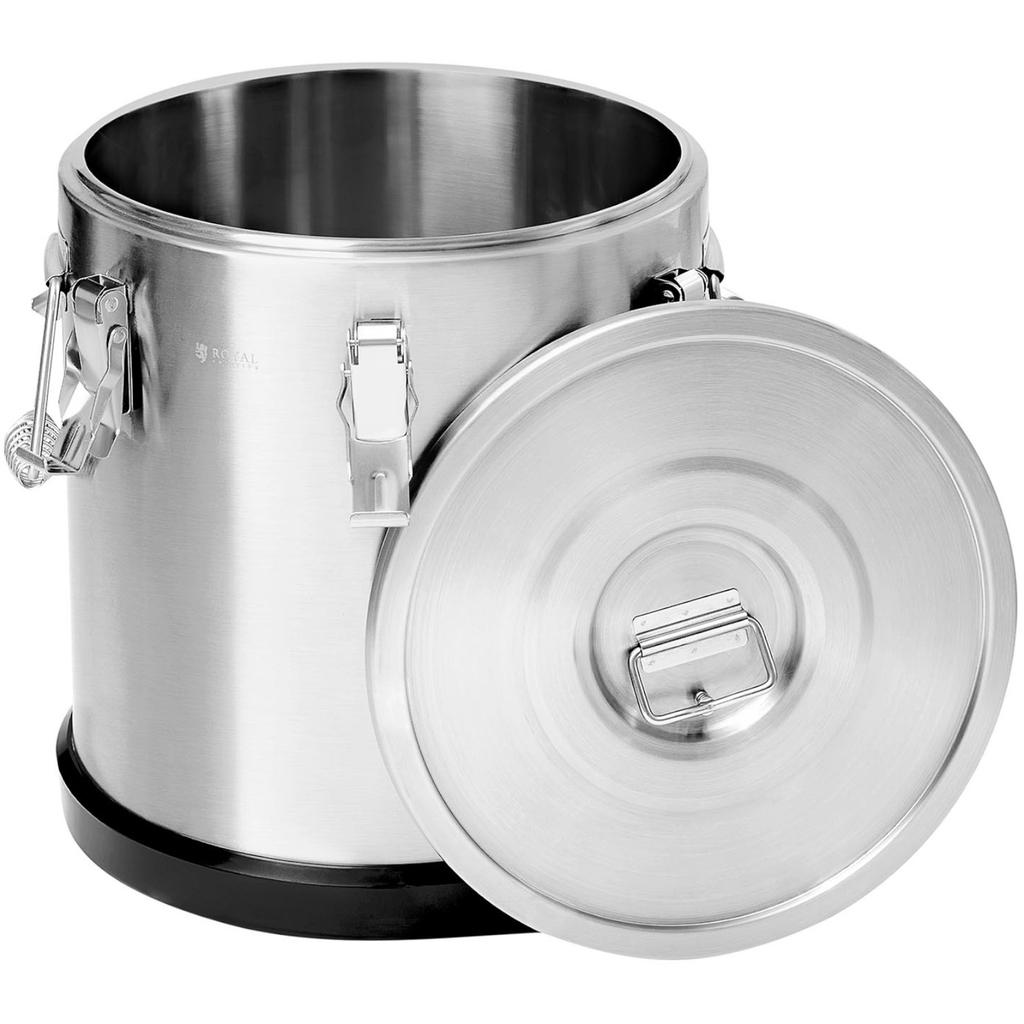 Thermos Thermal Container for Food Transport STEEL 22 L