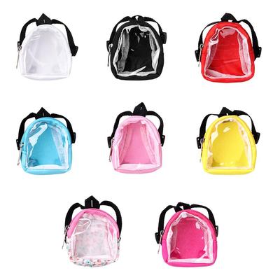 1/6 Doll Children Toys Transparent DIY Gifts Mini Bag Doll Backpack