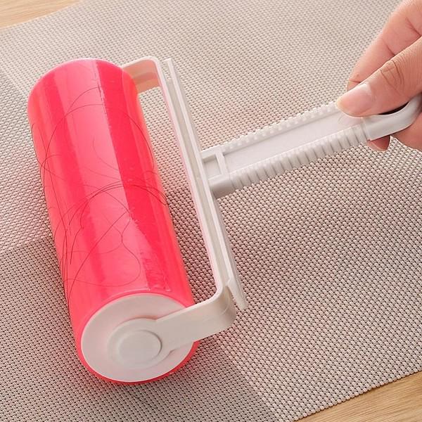 Washable Silicone Lint Roller - Strong Adhesion Hair & Dust Remover Brush
