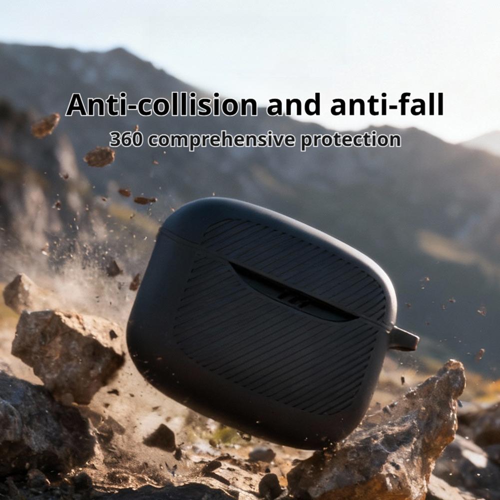 Silicone Protective Case for JBL Tune Buds 2 Shockproof Dustproof Soft Cover Lightweight Anti Scratch Wireless Earbuds Protector