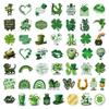 50/100PCS St. Patrick's Day Graffiti Stickers Decorative Water Cups Car Stationery Reward Stickers