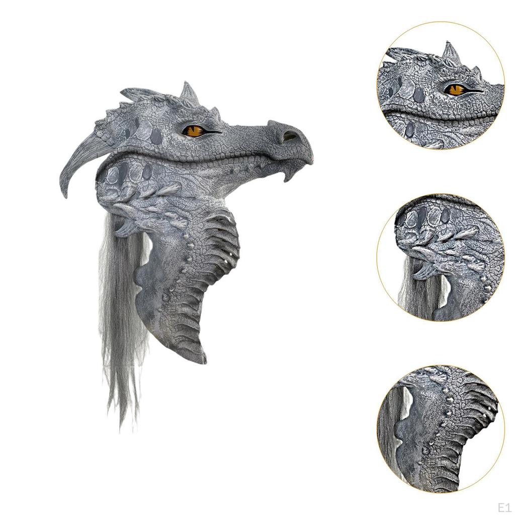 Dragon Mask Cosplay Halloween for Festival Prom Birthday Carnival Role Play