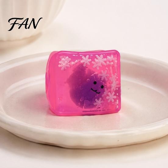 Stress Relief Squeeze Toy Halloween Ghost Cube Toy, Pumpkin Bat with Sensory Snowflake, Hand Relaxation for Party Favors Portable Ball