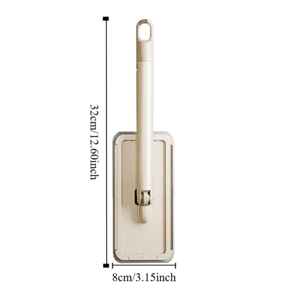 Multi-function Hands-Free Mini Mop with Scraper Portable Face Towel Small Mop Plastic Stickable Handheld Clean Mop Home