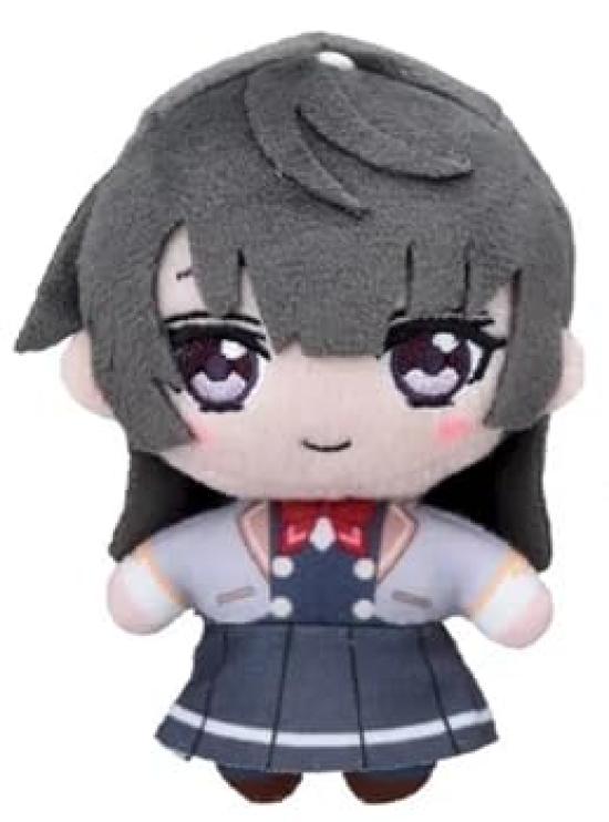 Aya-san, the girl next door who sometimes whispers in Russian, plush mascot, approximately 10cm (Yuki Suo)