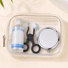 Contact Lenses Applicator Tool, Soft Silicone Contact Lens Insertion Tool with Eye Support Design, Portable Scissor-Style Holder, Contact Lens Remover