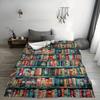 Coperta Morbida per Amanti dei Libri, Coperta a Tema Lettura per Divano Ufficio Viaggio Decorazione per la Casa