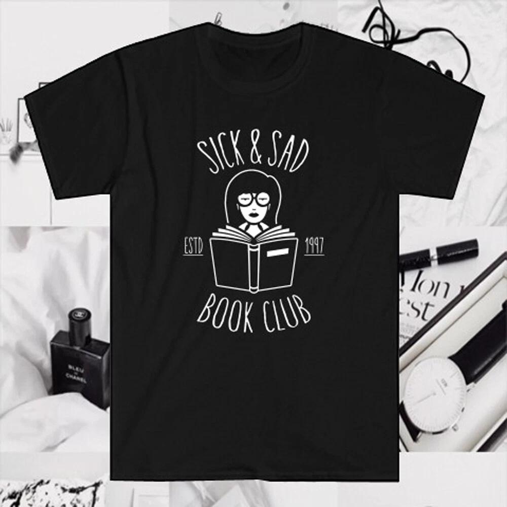 Daria Sick Sad Book Club Men s Black Size S to 5XL XXL