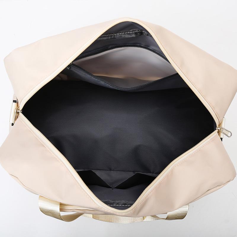 Leichte Faltbare Gepäcktasche Trocken-Nass-Trennung Großes Fassungsvermögen Multifunktionale Reisetasche Aufbewahrungstasche mit Fächern Schuhtaschen