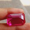 12 Ct Natural Mozambique Rich Pink Sapphire Radiant Cut Loose Gemstone