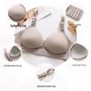 Comfortable Plus-Size Wire-Free Breathable Women's Bra, Non-Magnetic, Thin Cup, Smooth Fit