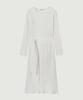 Meojiaenminggeul Iconic Pleats Maxi Belted Dress (Ivory)