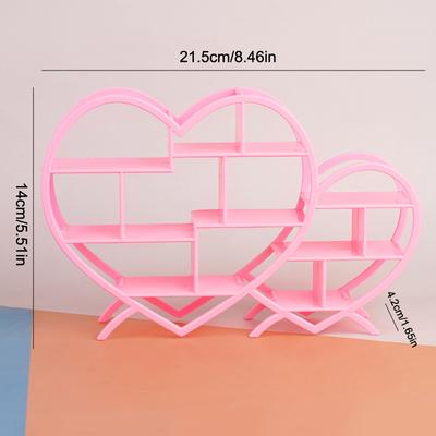 Mini Antike Regal Ornamente Puppenhaus Mini Herz Display Stand Lagerung Regal Modell Puppe Möbel Micro Szene Decor Requisiten