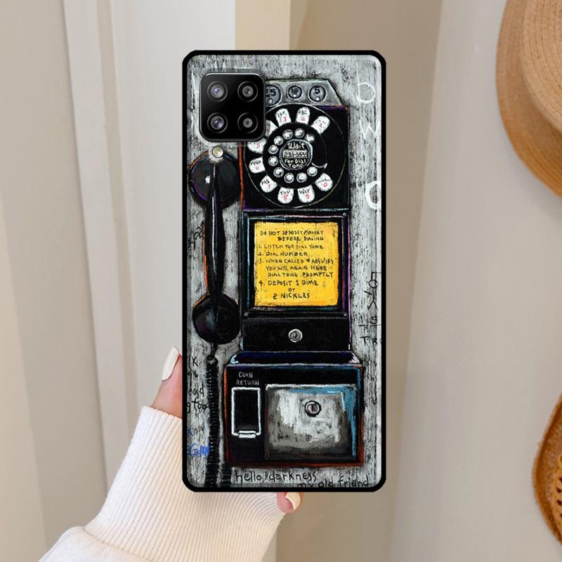 

Retro rotary dial telephone Case For Samsung Galaxy A05 A06 A16 A26 A36 A56 A53 A32 A52 A33 A13 A55 A35 A15 A14 A34 A54 Samsung A12