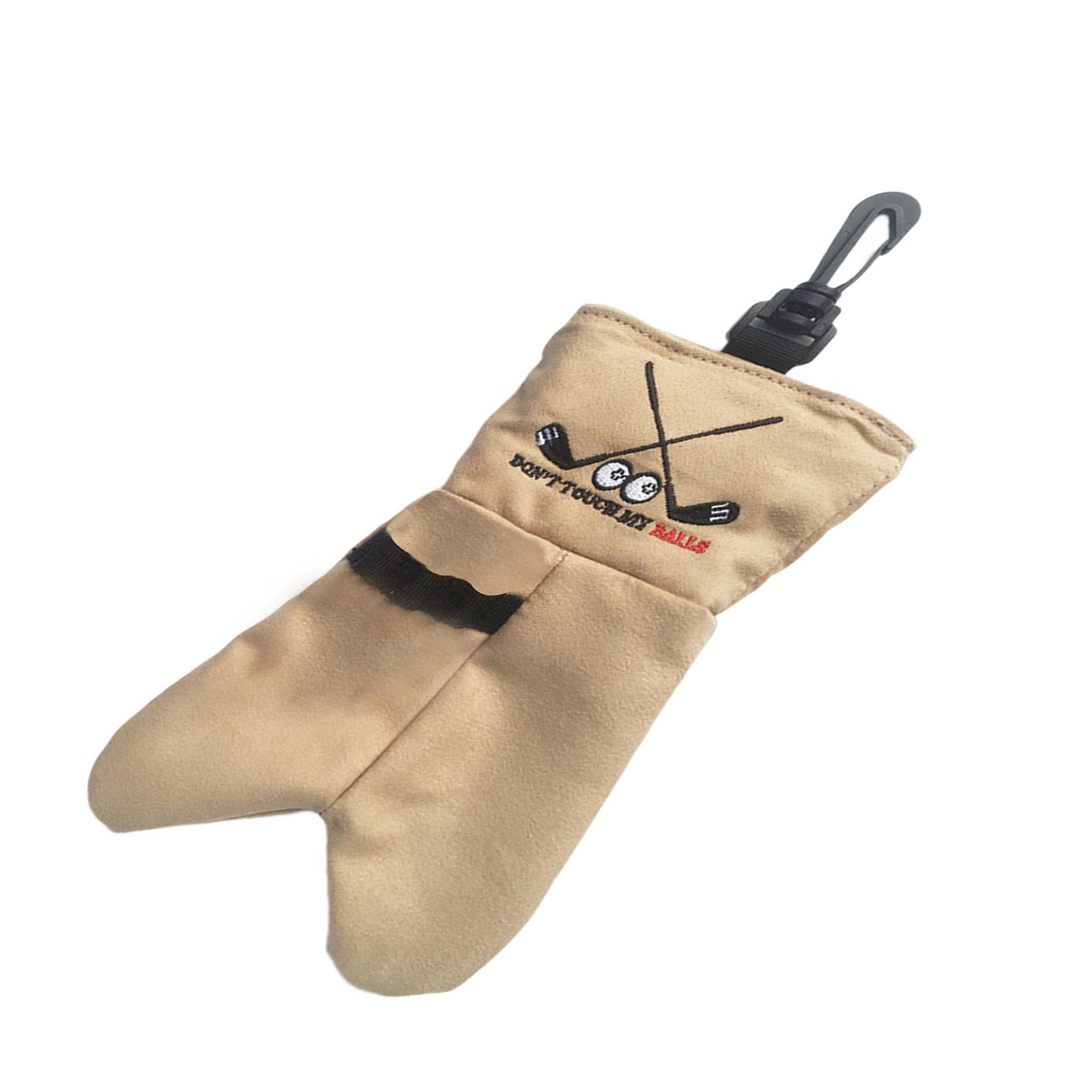 

Golf Ball Storage Bag Portable Golf Ball Carrier Pocket Holder Case Waist Bag Funny Golf Accessories Sacks for Men Women C