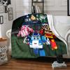 1pc Robots Vehicles flannel Blanket for Super Soft Cute Comfort Blanket for Travel Bedding Couch Sofa Blanket Y73060