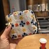Embroidered Tampon Storage Bag Large Capacity Sanitary Napkin Pouch Pouches Bag Organizer  Storage