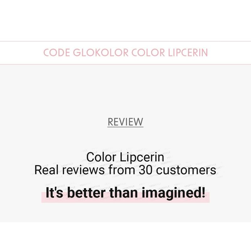 CODE GLOKOLOR - Color Lipcerin - 6 Colors