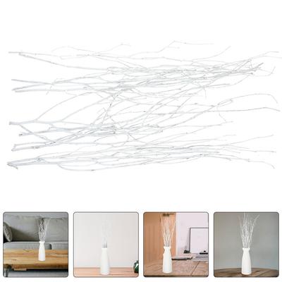 12 Pezzi Decorazione Ramo di Betulla Rami Secchi Decorativi Naturali per Vaso Vasi da Fiori Riempitivo Steli e Foglioline Interno