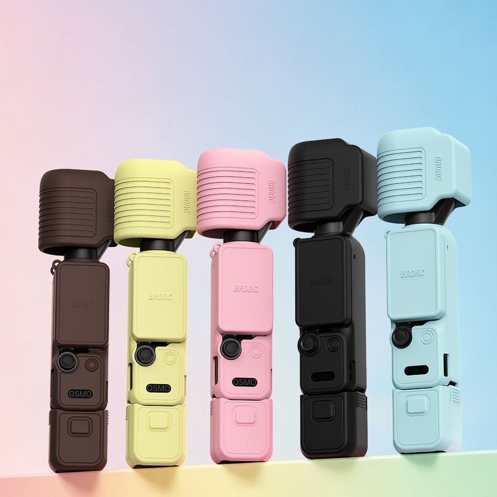 Silicone Screen Proetctor Full Coverage Lens Cover for DJI Osmo Pocket 4 Gimbal Camera Accessories