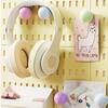 No Punching Dopamine Ball Hooks Space Saver Load-Bearing Hooks Magnetic Hook  Home Pegboard Storage