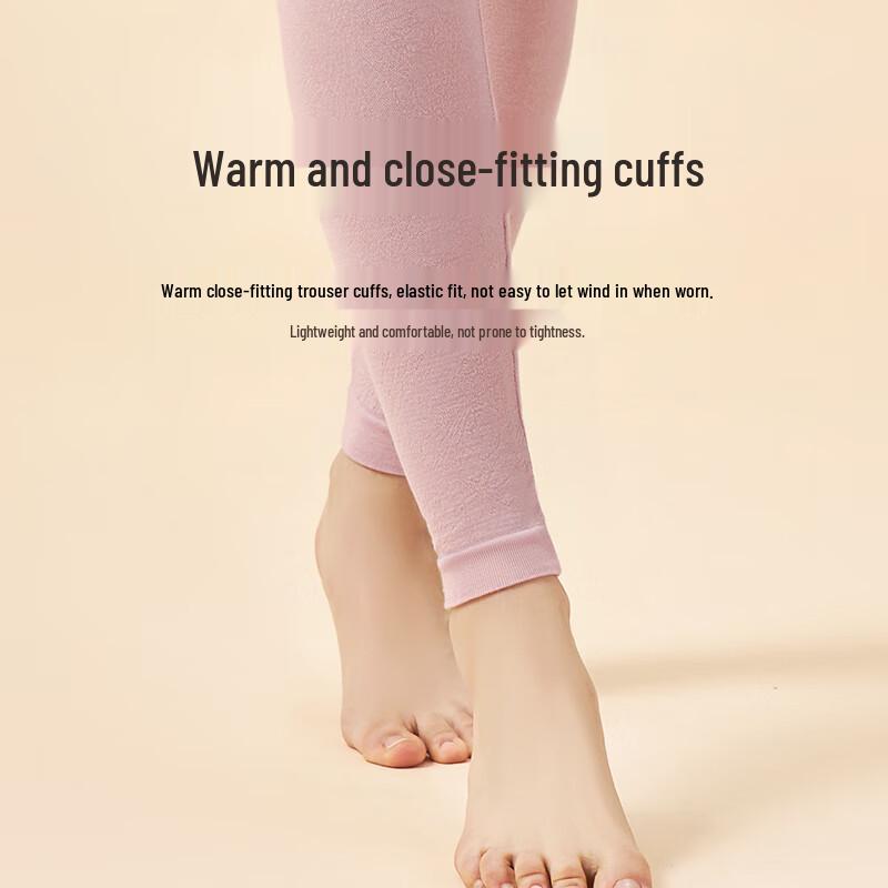 LANGSHA Women's Modal Cotton Slim-Fit Thermal Underwear Set