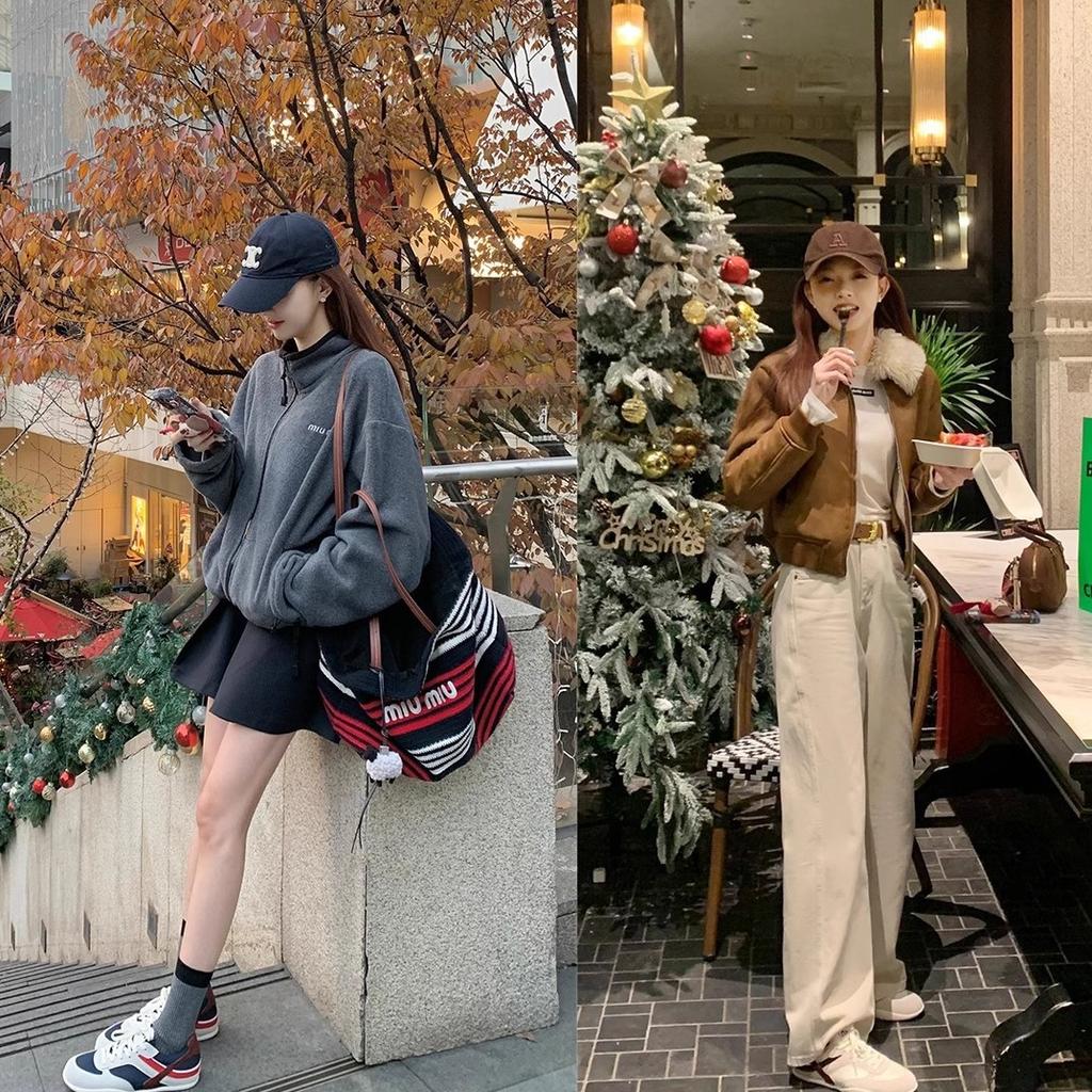 Grape Mother Same Leather Casual Shoes 2025 New Forrest Gump Sports Shoes Retro Lace-up Flat-bottomed Dexun Shoes Women's Shoes