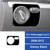 Real Carbon Fiber Car Headlight Switch Control Panel Frame Sticker For Volkswagen Golf 6 2008-2012 Auto Interior Accessories