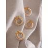 Yhpup Exquisite Luxury Stainless Steel Imitation Pearls Hoop Huggie Earrings Romantic Elegant Fashion Charm Trendy Chic Jewelry