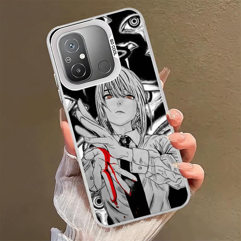 Anime Character Makima CSM Soft Phone Case for Xiaomi Redmi 15C 15 14C 13C 12C Poco X5 X6 X7 Pro X3 F8 F7 Ultra M8 13 12 Cover B