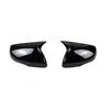 Car Sticker Rearview Side Mirror Cover Fit For Ford Edge 2015 2016 2017 2018 -2021 Wing Cap  Rear View Case Trim Carbon Fiber