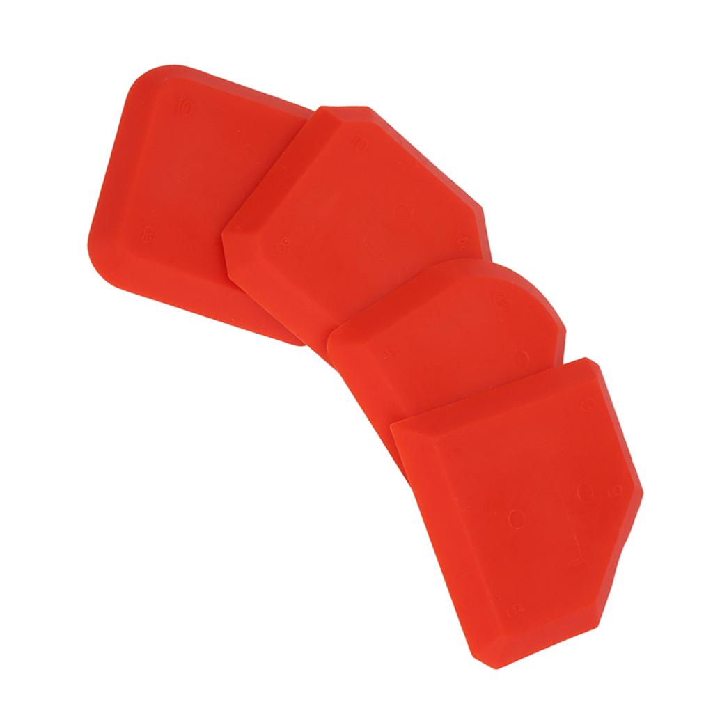 4pcs set Silicone Sealant Remover Smoother Finisher Scraper Cleaner Caulking Tool Kit