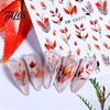 Autumn Manicure Sticker Leaf Nail Art Stickers, Waterproof Fall Maple Leaves Embellishments Decals, Self-Adhesive Stickers for Women and Girls