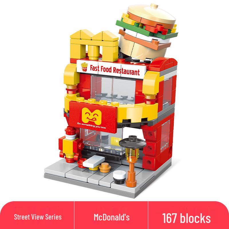 Lele Brothers Compatible Building Blocks: Educational Interlocking House Model for Kids