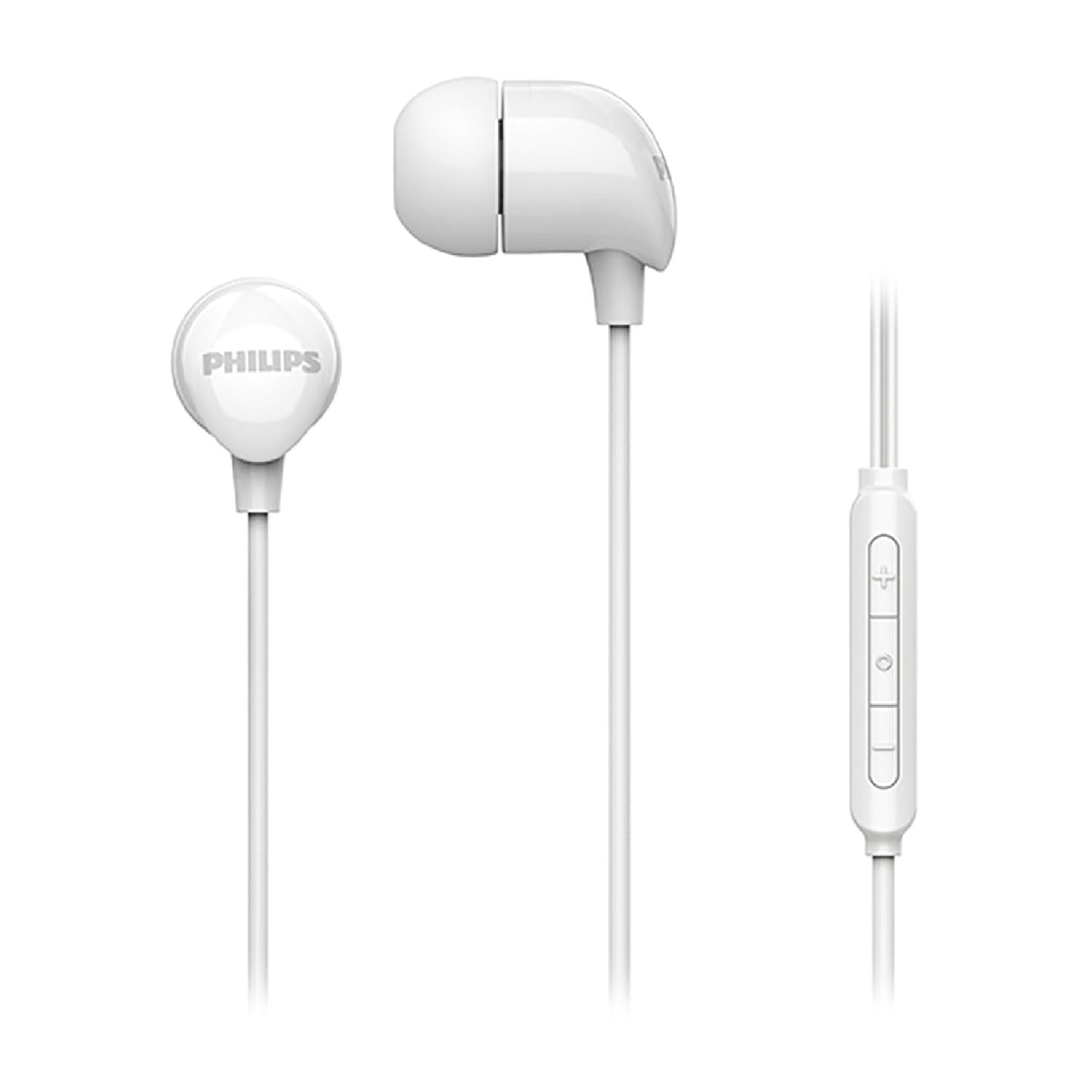 

PHILIPS TAE2146 In-Ear Earphones, USB-C, Wired, Compatible with Smartphones and PCs, with Mic, 1-Year Manufacturer s Warranty (White)
