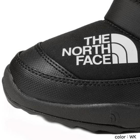 The North Face K Nuptse Bootie VII TNF Size 18 Black/TNF Black,