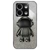 For Xiaomi Redmi Note 13 5G Cover Astronaut Kickstand Glitter Powder Mobile Phone Case