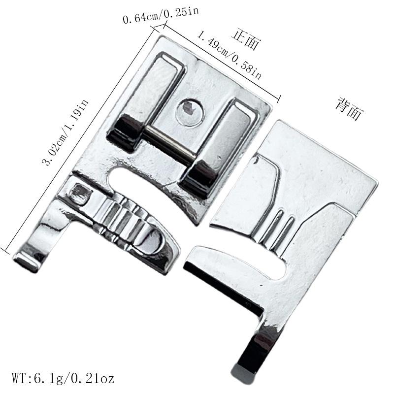 Multifunctional Electric Sewing Machine with Zipper, Binding, and Overlock Presser Foot Attachments