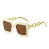 Large Frame Women'S Sunglasses Personalized Chain Glasses Sunglasses Advanced Sense