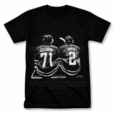 Macklin Celebrini Will Smith San Jose Graphic T Shirt Vintage Style Hockey Tee