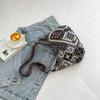 Women Ethnic Crossbody Bag Canvas Shoulder Bag with Adjustable Strap Multicolor Hobo
