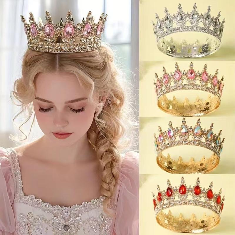 Royal Inspired 8 Eye Tiaras Headpiece Attractive Dance Hair Decors Perfect For Brides Bridesmaids And Formal Event